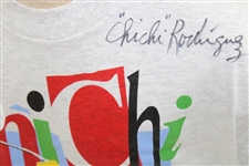 Chi-Chi Rodriguez Signed Gray 'Chi Chi' Size Large Golf T-Shirt - Chi-Chi Rodriguez Collection JSA ALOA