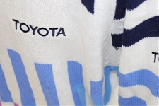 Chi-Chi Rodriguez's Personal V-Neck Long Sleeve Size XL Antigua Sweater with Toyota Sponsor
