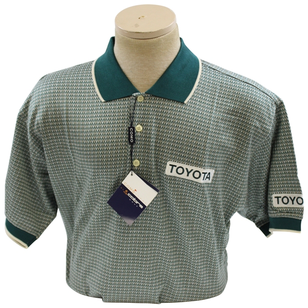 Chi-Chi Rodriguezs Personal Cobra COMOSport Size Medium Golf Shirt with Toyota Sponsor - Unused
