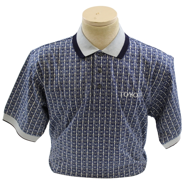Chi-Chi Rodriguezs Personal Greg Norman Collection Size Medium Golf Shirt with Toyota Sponsor - Unused