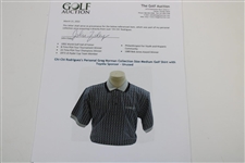 Chi-Chi Rodriguez's Personal Greg Norman Collection Size Medium Golf Shirt with Toyota Sponsor - Unused