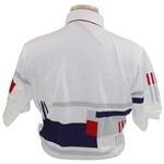 Chi-Chi Rodriguez's Personal Red, White, & Blue Antigua Size Medium Golf Shirt with Toyota Sponsor - Unused