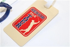 Chi-Chi Rodriguez's Personal Group of Three (3) Bag Tags - 1986 Senior PGA, 1983 Dorado, & Senior PGA Tour