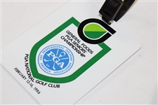 Chi-Chi Rodriguez's Personal Group of Three (3) Bag Tags - 1986 Senior PGA, 1983 Dorado, & Senior PGA Tour