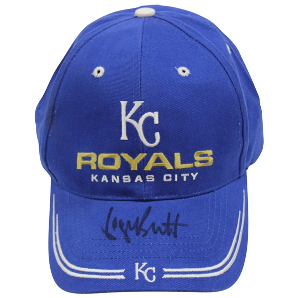 George Brett Signed Blue Kansas City Royals Hat - Chi-Chi Rodriguez Collection JSA ALOA