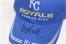 George Brett Signed Blue Kansas City Royals Hat - Chi-Chi Rodriguez Collection JSA ALOA