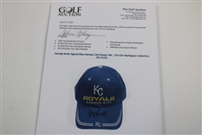 George Brett Signed Blue Kansas City Royals Hat - Chi-Chi Rodriguez Collection JSA ALOA