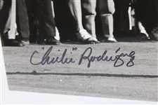 Chi-Chi Rodriguez Signed Black & White 11x14 Post Swing Photo - Chi-Chi Rodriguez Collection JSA ALOA
