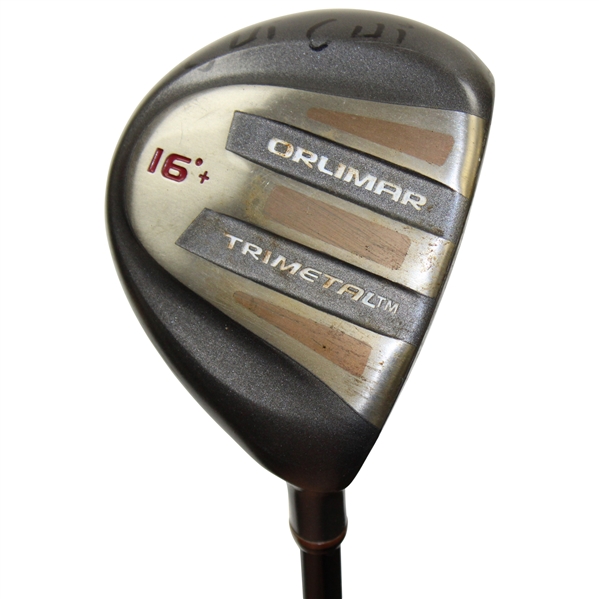 Chi-Chi Rodriguezs Personal Orlimar Tri-Metal 16 Degree Wood with Chi Chi Handwritten on Toe