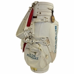 Chi-Chi Rodriguezs Personal Used FootJoy CertainTeed White Full Size Belding Golf Bag