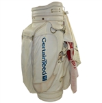 Chi-Chi Rodriguez's Personal Used FootJoy CertainTeed White Full Size Belding Golf Bag