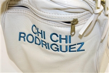 Chi-Chi Rodriguez's Personal Used FootJoy CertainTeed White Full Size Belding Golf Bag