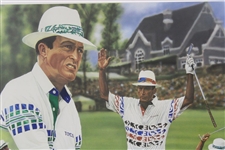 Chi-Chi Rodriguez's Personal Alan Zuniga Ltd Ed #1/150 Lithograph Artist Proof with Cert - Framed