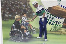 Chi-Chi Rodriguez's Personal Alan Zuniga Ltd Ed #1/150 Lithograph Artist Proof with Cert - Framed