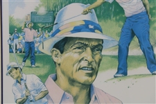 Chi-Chi Rodriguez's Signed Personal #3/55 AP Randall Lindert Print - Framed JSA ALOA