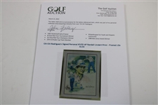 Chi-Chi Rodriguez's Signed Personal #3/55 AP Randall Lindert Print - Framed JSA ALOA