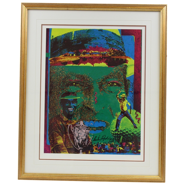 Chi-Chi Rodriguezs Signed Personal 1996 Anthony R. Whelihan Fine Art Print - Framed JSA ALOA