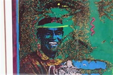 Chi-Chi Rodriguez's Signed Personal 1996 Anthony R. Whelihan Fine Art Print - Framed JSA ALOA