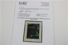 Chi-Chi Rodriguez's Signed Personal 1996 Anthony R. Whelihan Fine Art Print - Framed JSA ALOA
