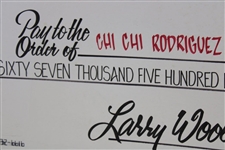 Chi-Chi Rodriguez's Personal Oversize Winner's Check from 1991 Las Vegas Senior Classic for $67,500