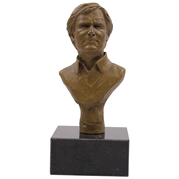 Original Jack Nicklaus Polymer Resin & Bronze The Golden Bear Bust by Sculptor Robert Fletcher with COA