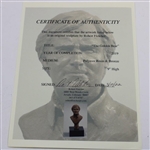 Original Jack Nicklaus Polymer Resin & Bronze 'The Golden Bear' Bust by Sculptor Robert Fletcher with COA