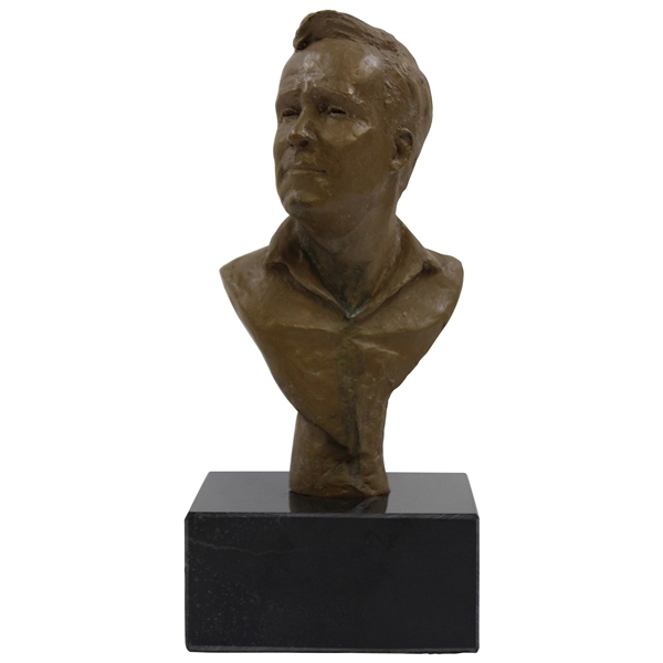 Original Arnold Palmer Polymer Resin & Bronze The King Bust by Sculptor Robert Fletcher with COA