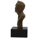Original Arnold Palmer Polymer Resin & Bronze 'The King' Bust by Sculptor Robert Fletcher with COA