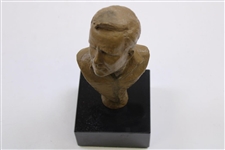 Original Arnold Palmer Polymer Resin & Bronze 'The King' Bust by Sculptor Robert Fletcher with COA