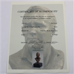 Original Arnold Palmer Polymer Resin & Bronze 'The King' Bust by Sculptor Robert Fletcher with COA