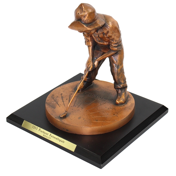 Hal Suttons 1980 Pinehurst Intercollegiate Medalist Pinehurst Putter Boy Trophy