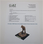Hal Sutton's 1980 Pinehurst Intercollegiate Medalist Pinehurst Putter Boy Trophy