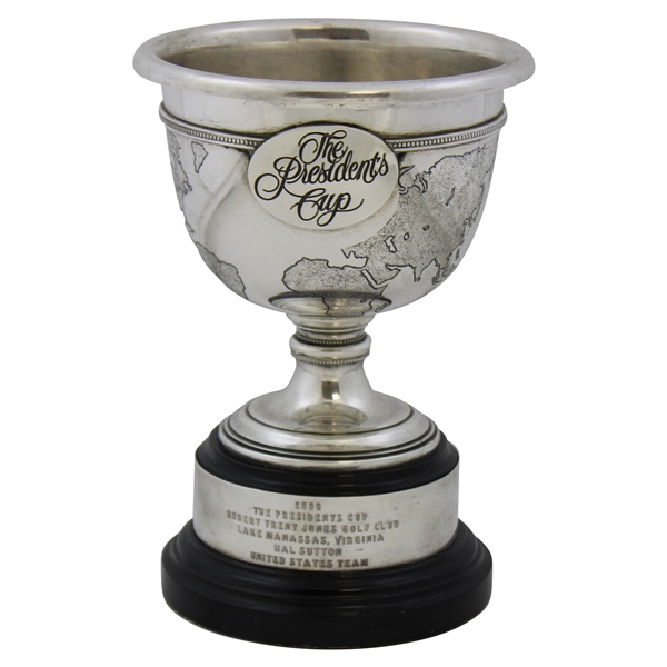 Hal Suttons 2000 The Presidents Cup Team USA Member Trophy Cup