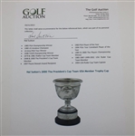 Hal Sutton's 2000 The President's Cup Team USA Member Trophy Cup