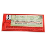 Rare Tiger Woods Cards As Seen In Beckett - Nike Ltd Ed First Tiger Woods Victory Scorecard - Issued to Campers Circa 1996