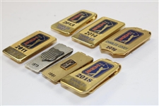 Seven (7) Charles Coody PGA Tour Money Clips - 1979, 1981, 2011, 2013, 2014, 2016, & 2018