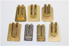Seven (7) Charles Coody PGA Tour Money Clips - 1979, 1981, 2011, 2013, 2014, 2016, & 2018