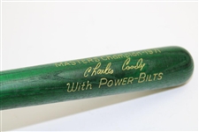 Charles Coody Personal 1971 Masters Champ Louisville Slugger green Mini-Bat