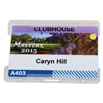 2015 Masters Tournament Clubhouse Badge #A-403 - Jordan Spieth Winner