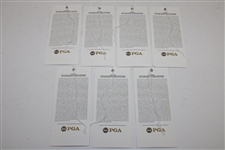 2009 PGA Championship Full Monday-Sunday Ticket Set