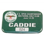 1993 US Open at Baltusrol Golf Club Caddie Badge #024