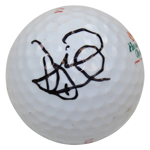 David Duval Singed Titleist Shell Houston Open Logo Golf Ball JSA ALOA