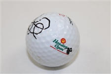 David Duval Singed Titleist Shell Houston Open Logo Golf Ball JSA ALOA