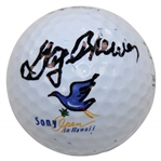 Gay Brewer Signed Top-Flite Sony Open in Hawaii Logo Golf Ball JSA ALOA