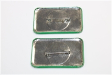 Pair of 1989 Masters Tournament Concession Badges - #402 & #448