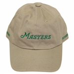 Masters Tournament Khaki Scoring Caddy Hat