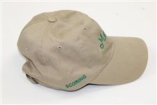 Masters Tournament Khaki 'Scoring' Caddy Hat
