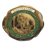 1931 USGA Amateur Public Links Contestant Badge