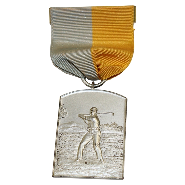 1939 Pennsylvania Public Golfers Assoc. Team Championship Runner-Up Medal With Ribbon