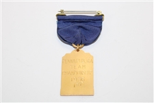 1936 Pennsylvania Public Golf Assoc. Team Championship First Place Medal With Ribbon